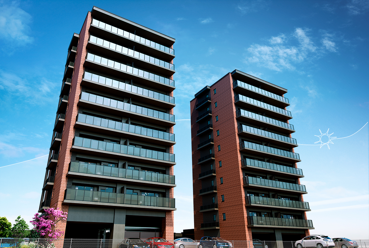 ビ・ウェルフレックス倉敷沖新町 外観パース