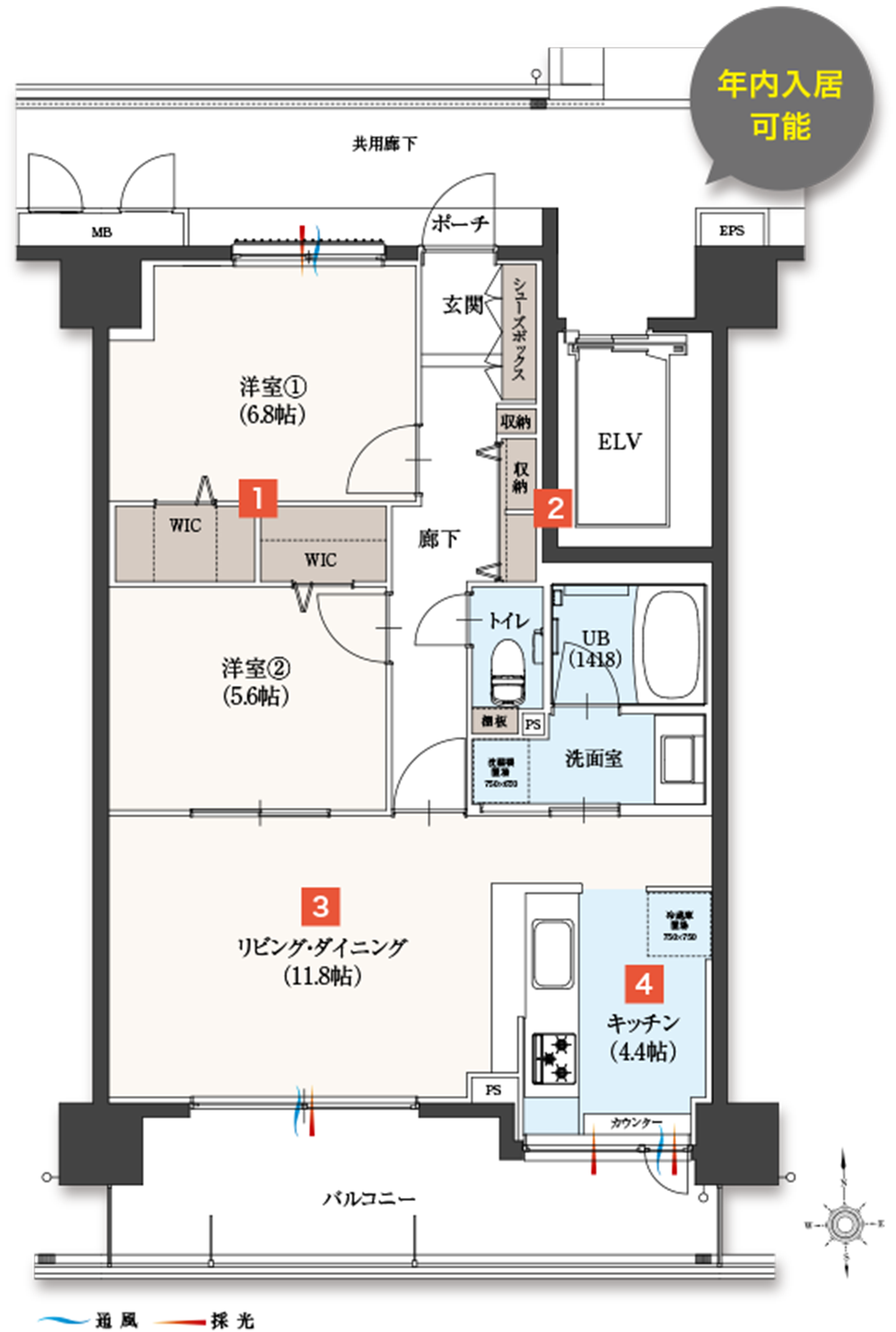 Bタイプ間取図