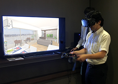 VR操作の様子