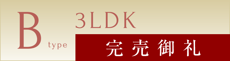 Bタイプ完売御礼