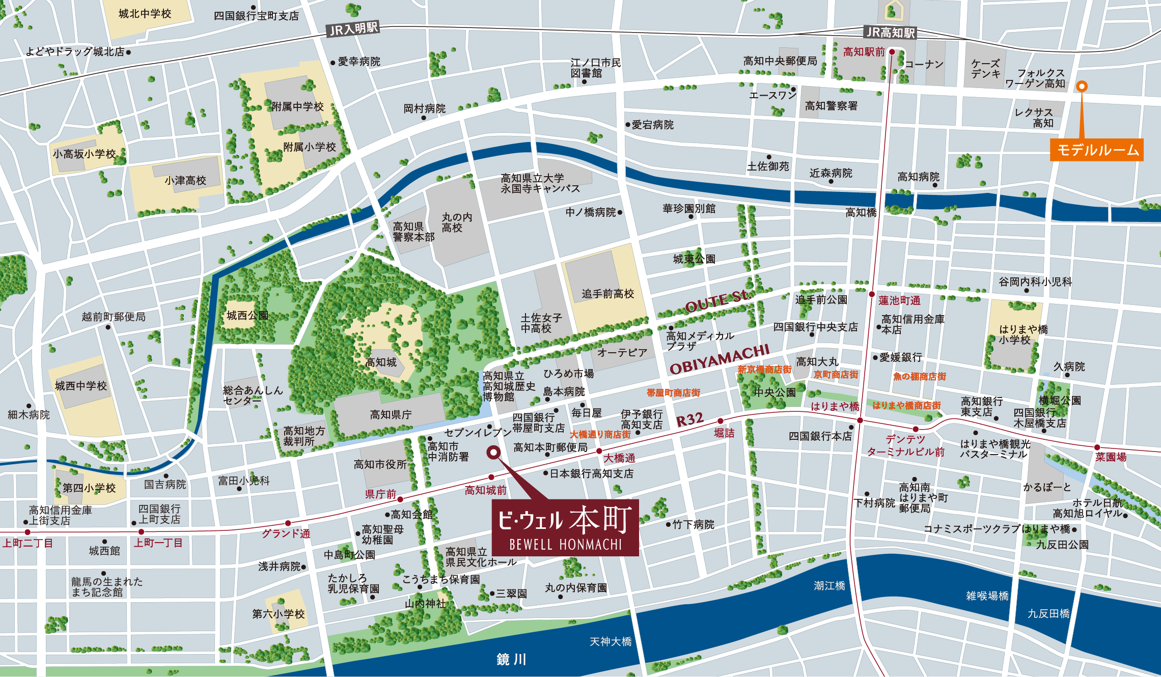 ビ・ウェル本町 周辺MAP
