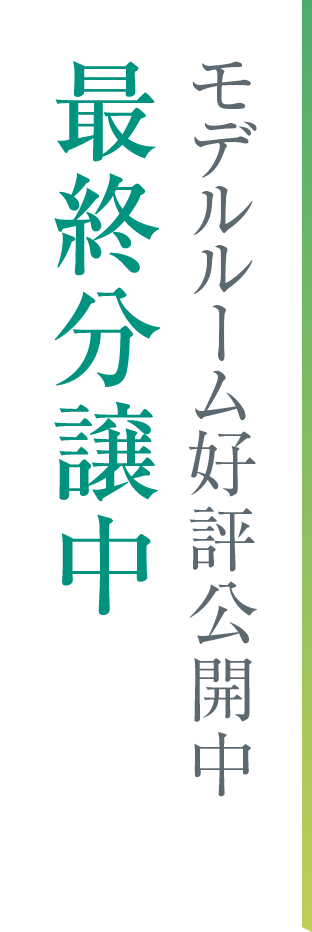 最終分譲中