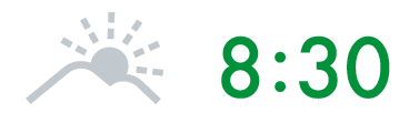 午前8時30分