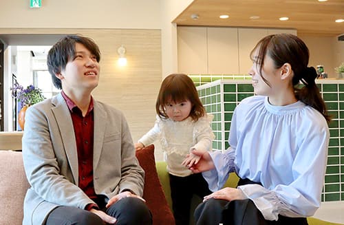 ご購入者さまご家族の写真
