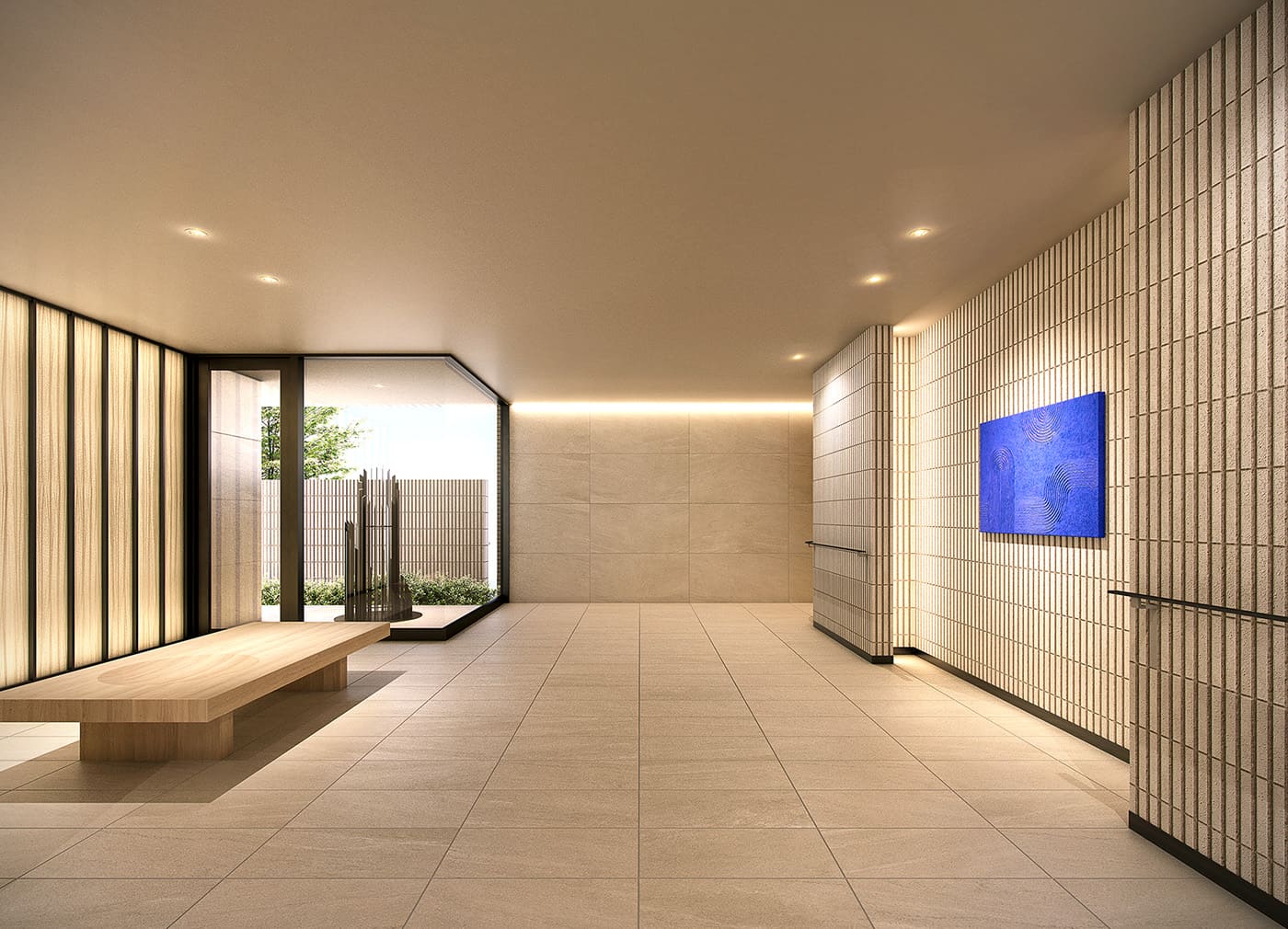 エントランスホールの完成予想図