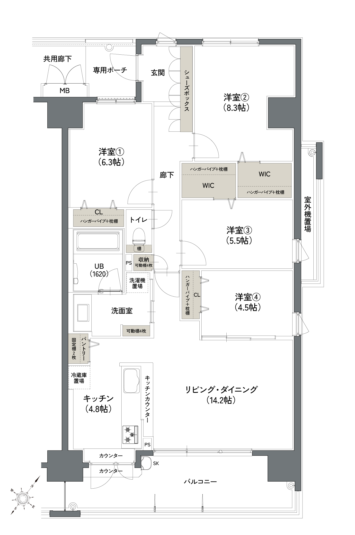 基本プラン間取り