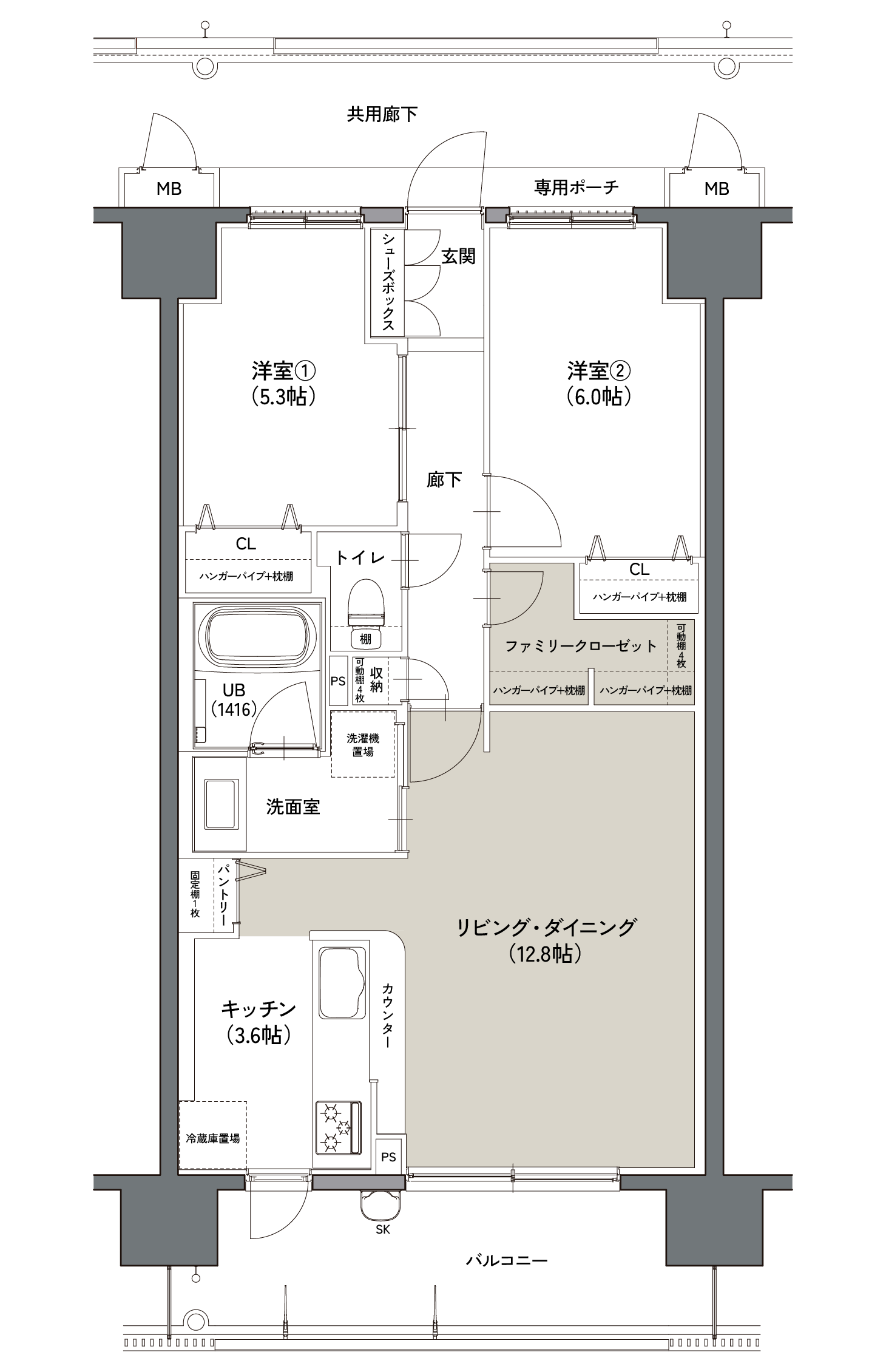 オーダーメイドプラン間取り