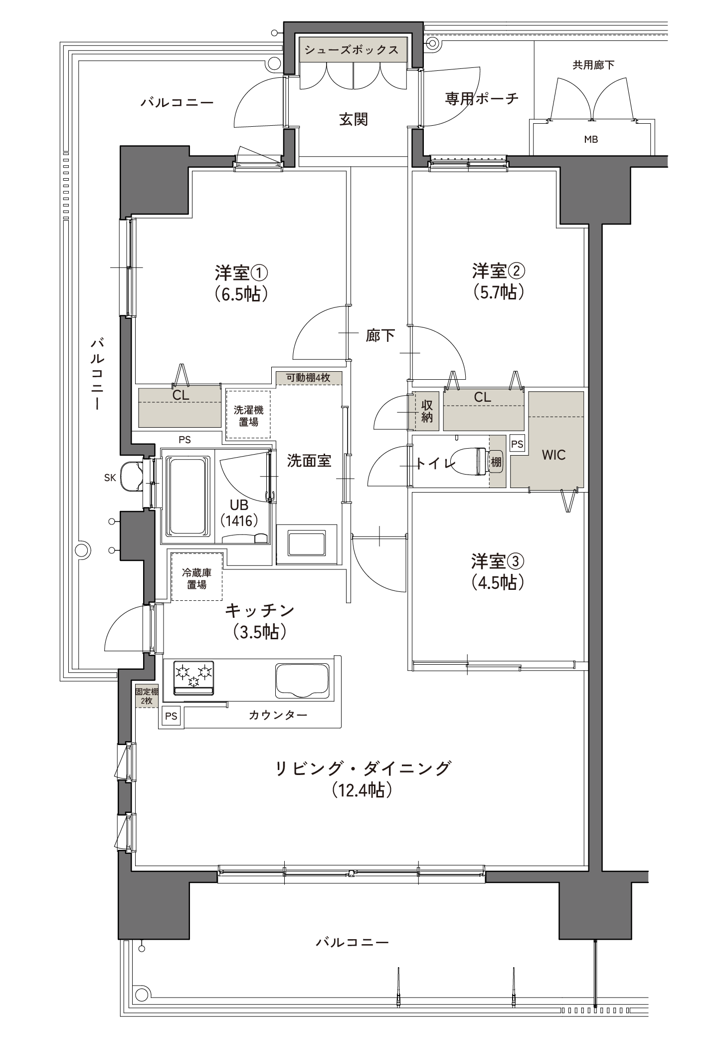 基本プラン間取り