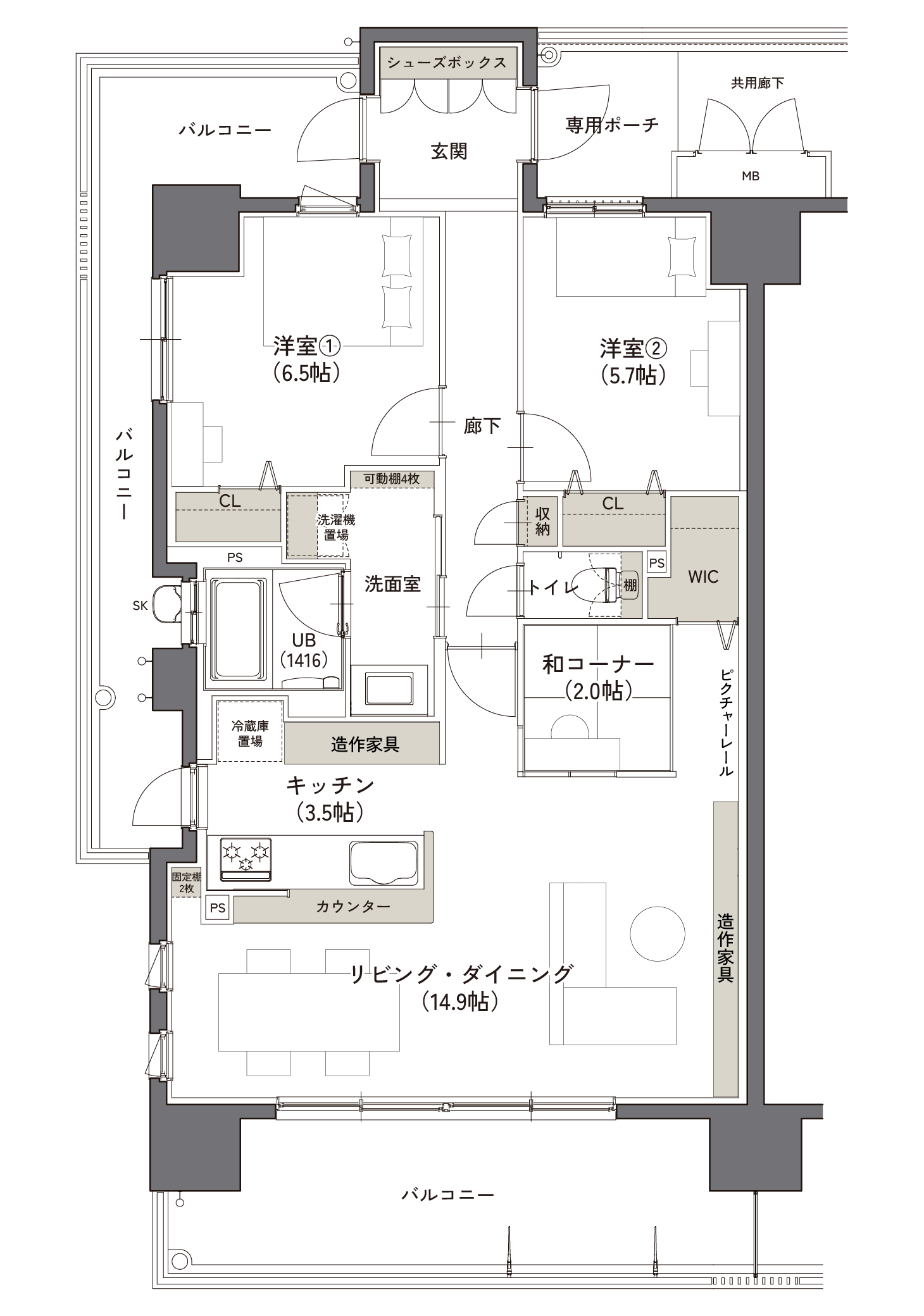 オーダーメイドプラン間取り