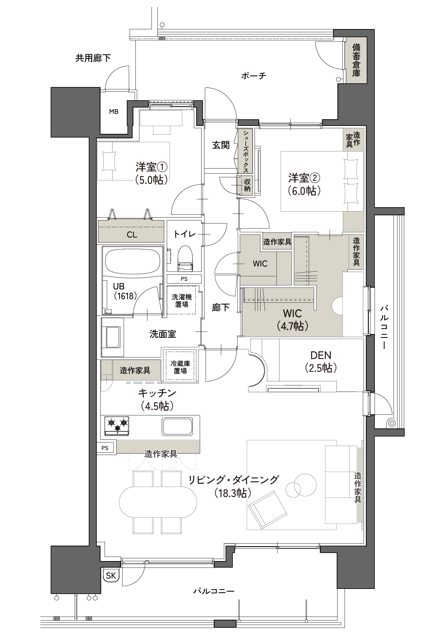 オーダーメイドプラン間取り