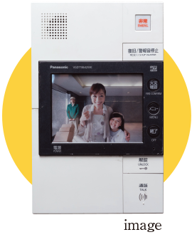 カラーTVモニター付インターホン