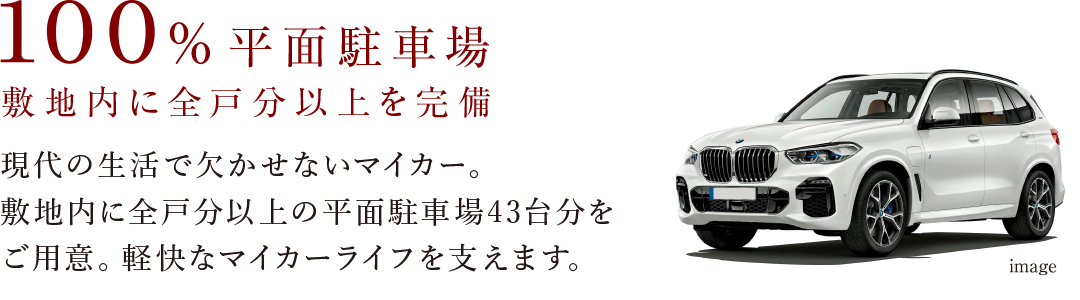 100%平面駐車場