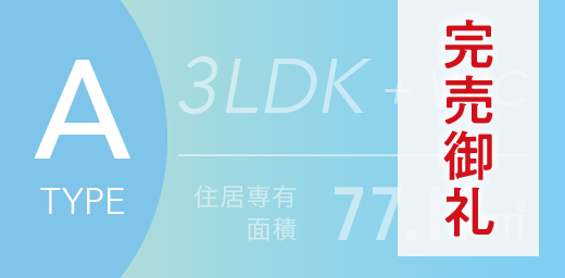 Aタイプ完売御礼