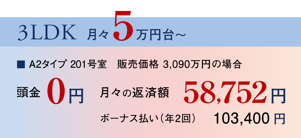 Aタイプ支払い例