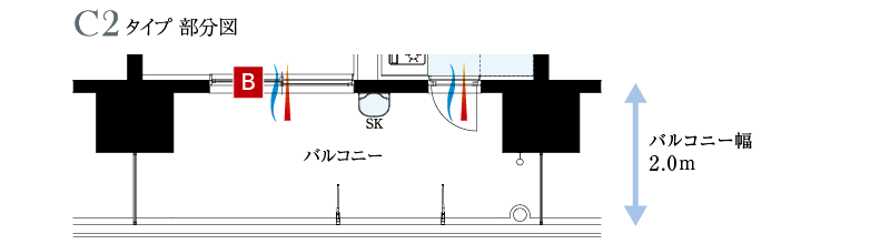 C2タイプ部分図