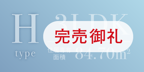アクアコートHタイプ完売