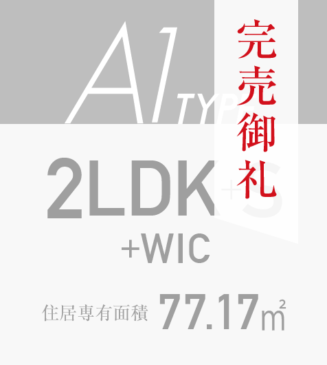 A1タイプ完売御礼